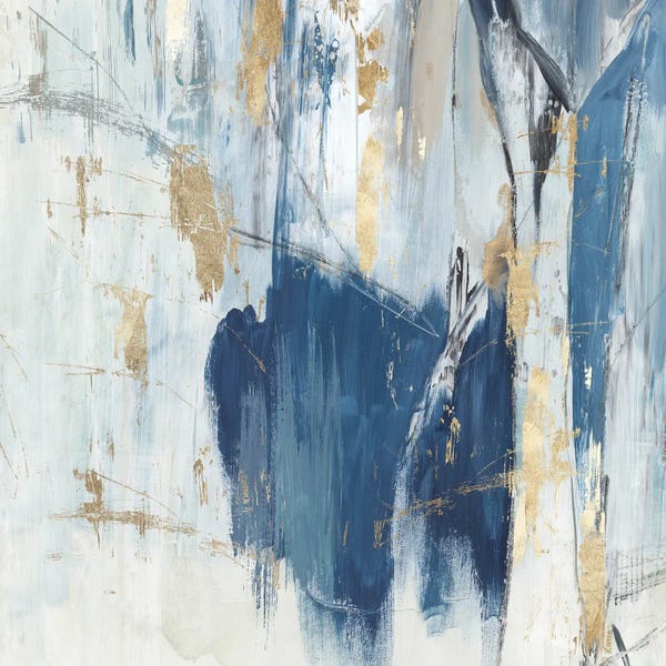 Jane Davies: Navy Golden Shine I by Tom Reeves