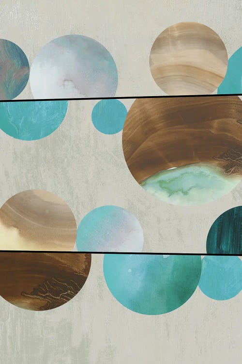 Blue Marbles I by Tom Reeves wall art