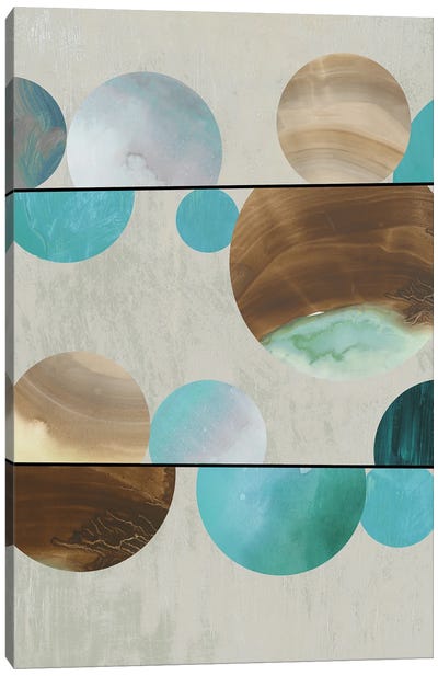 Blue Marbles I Canvas Art Print - Tom Reeves