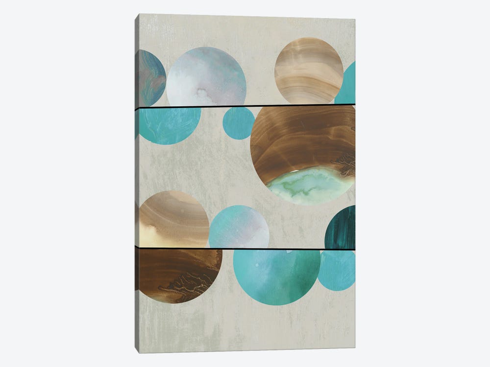 Blue Marbles I by Tom Reeves 1-piece Canvas Wall Art