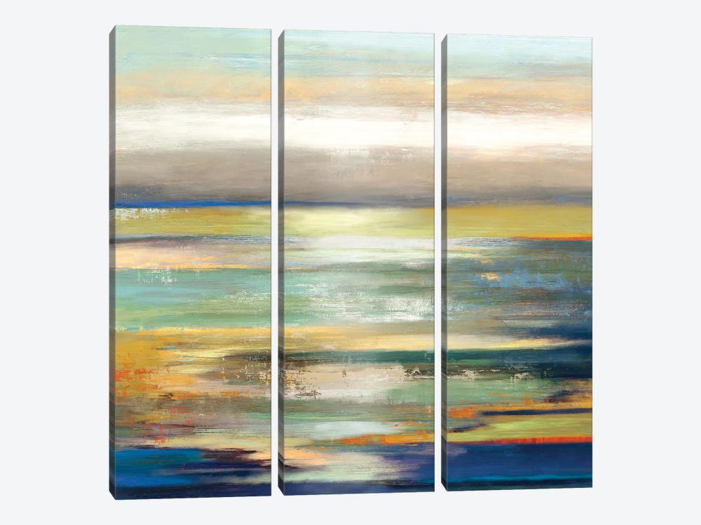Evening Tide I by Tom Reeves 3-piece Canvas Wall Art