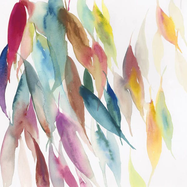 Jane Davies: Fallen Colorful Leaves I by Tom Reeves