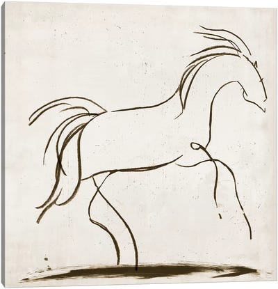 Horse II Canvas Art Print - Tom Reeves