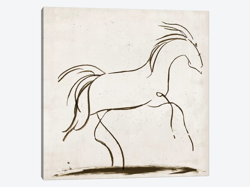 Horse II by Tom Reeves 1-piece Canvas Wall Art