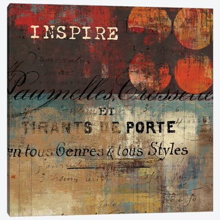 Inspire Canvas Print #TOR63} by Tom Reeves Art Print