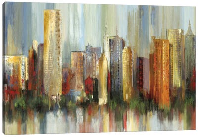 Metropolis Canvas Art Print - Tom Reeves