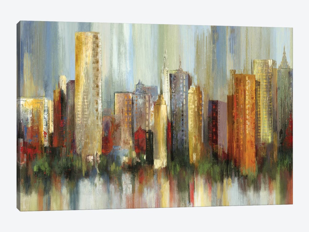 Metropolis by Tom Reeves 1-piece Canvas Art Print