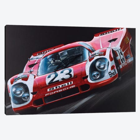 Porsche 917 Canvas Print #TOS3} by Todd Strothers Canvas Wall Art