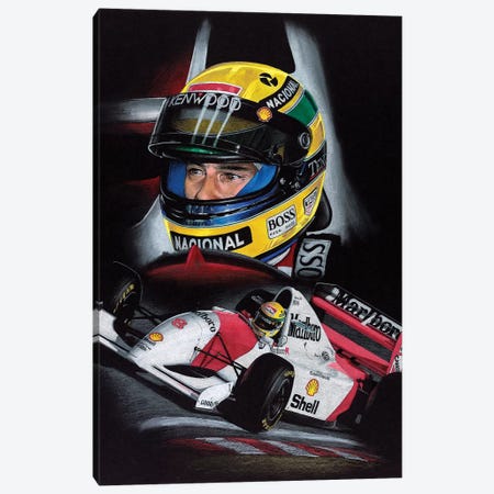 Senna Canvas Print #TOS7} by Todd Strothers Canvas Art Print