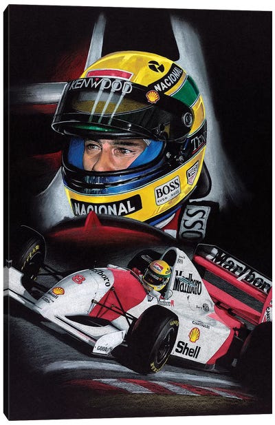 Senna Canvas Art Print - Porsche