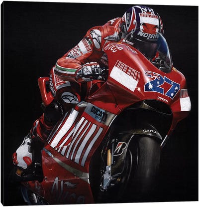 Stoner Canvas Art Print - Motorcycle Art