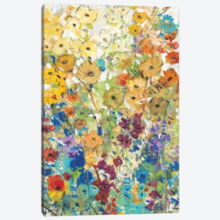 Meadow Floral I Canvas Print #TOT108} by Tim OToole Canvas Art