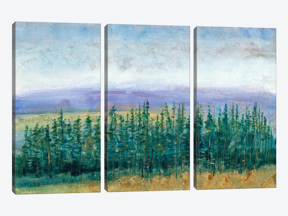 Pine Tops II 3-piece Canvas Art Print