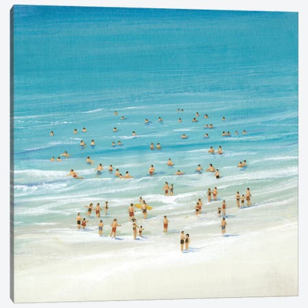 Ocean Swim I Canvas Print #TOT147} by Tim OToole Art Print