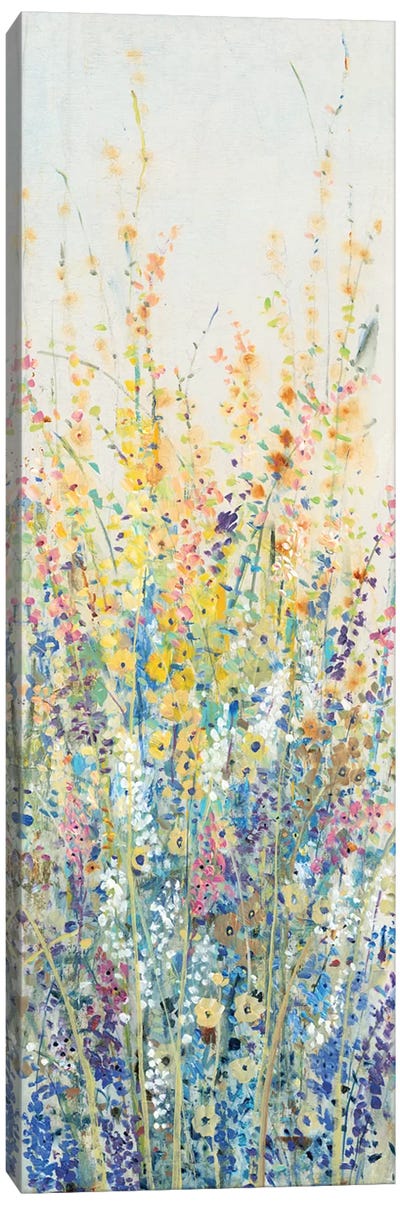 Wildflower Panel II Canvas Art Print - Flower Art