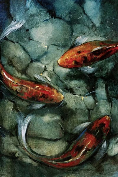 Koi: Tres Koi II by Tim O'Toole