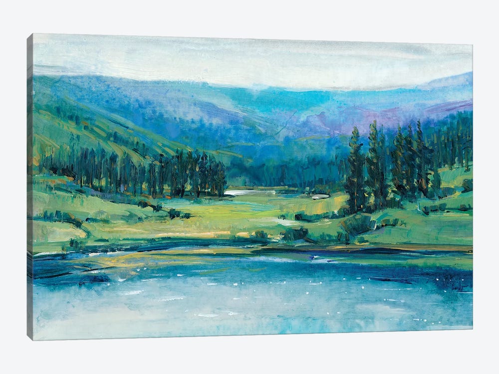 Mountain Lake I by Tim OToole 1-piece Canvas Artwork