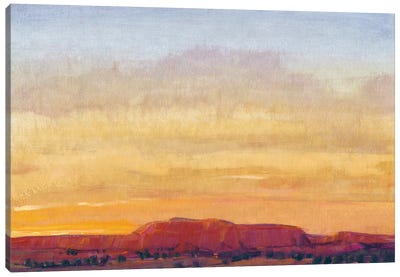 Red Rocks II Canvas Art Print - Desert Art
