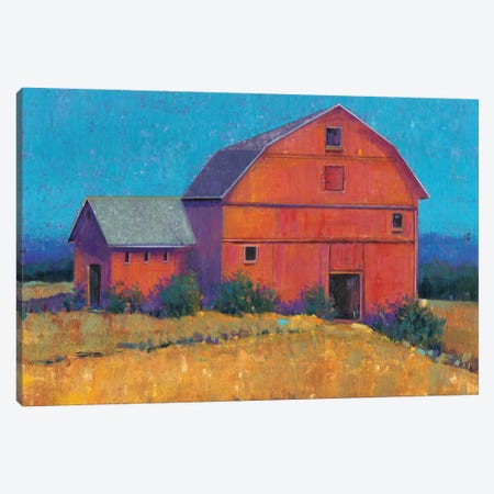 Colorful Barn View I Canvas Print #TOT238} by Tim OToole Canvas Art