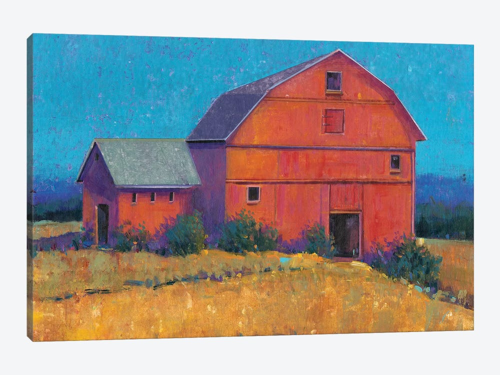 Colorful Barn View I by Tim OToole 1-piece Canvas Print