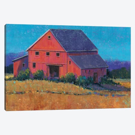 Colorful Barn View II Canvas Print #TOT239} by Tim OToole Canvas Wall Art