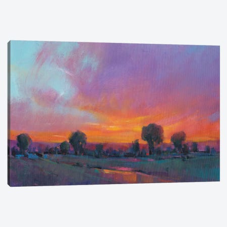 Fiery Sunset I Canvas Print #TOT244} by Tim OToole Canvas Art