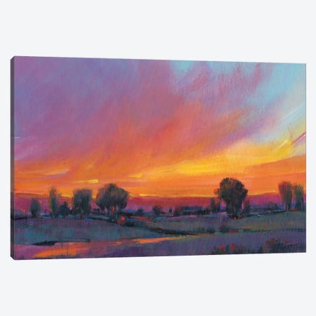 Fiery Sunset II Canvas Print #TOT245} by Tim OToole Canvas Wall Art