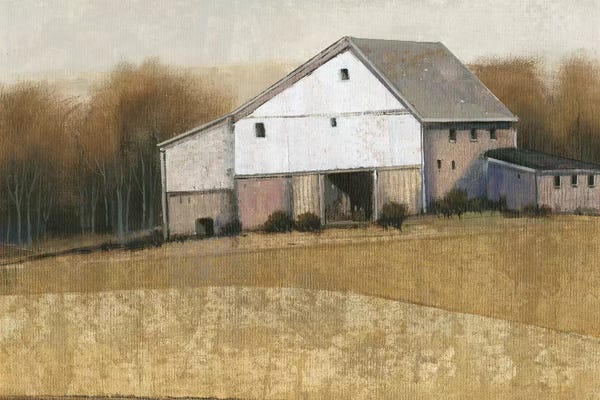 Houses: White Barn View I by Tim O'Toole