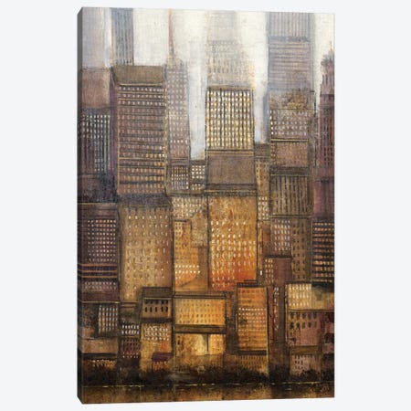 Uptown City II Canvas Print #TOT299} by Tim OToole Canvas Artwork