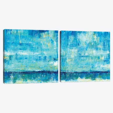 Water Reflections Diptych Canvas Print Set #TOT2HSET002} by Tim OToole Canvas Artwork