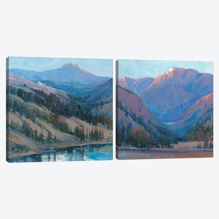 Mountain Vista Diptych Canvas Print Set #TOT2HSET014} by Tim OToole Canvas Art