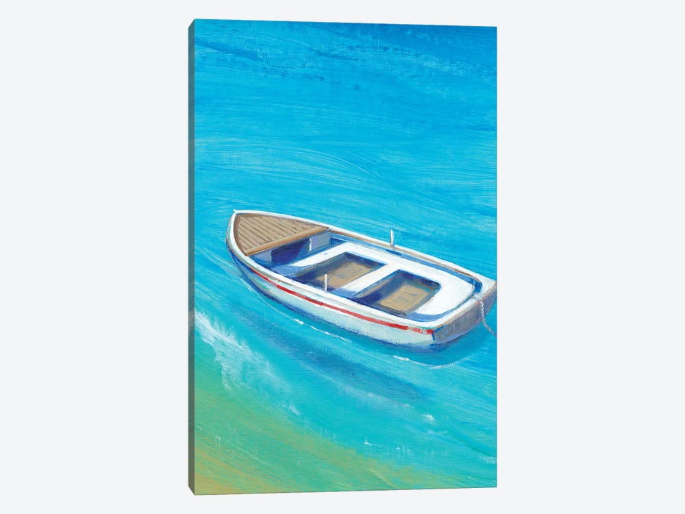Anchored Dinghy I by Tim OToole 1-piece Canvas Print