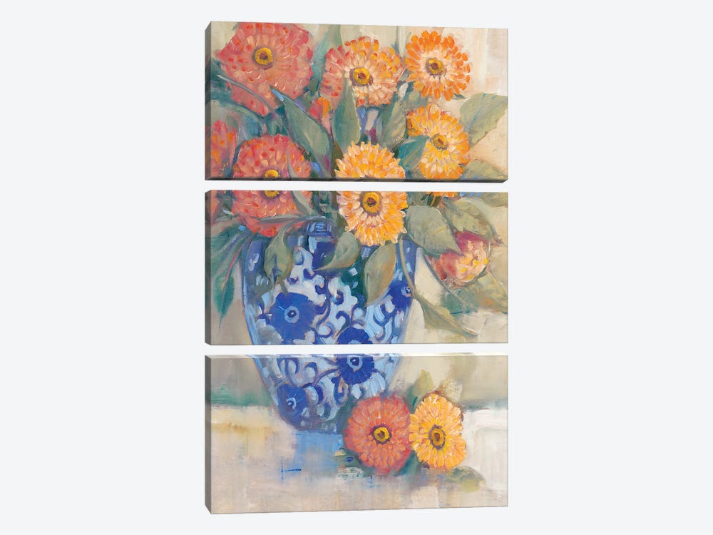 Oriental Bouquet I 3-piece Canvas Print