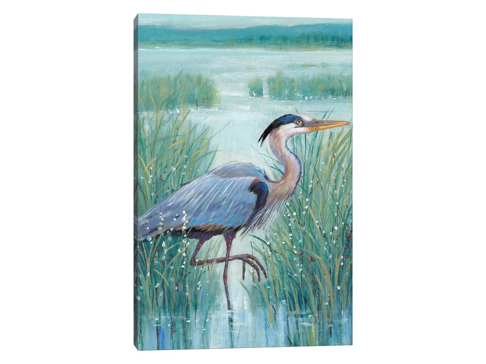  Large Canvas Wall Art great blue heron in swamp wetlands stock  pictures royalty free Canvas Prints Framed Painting Modern Artwork Abstract  Stretched Poster Home Decoration Unique Gift 30x60: Posters & Prints