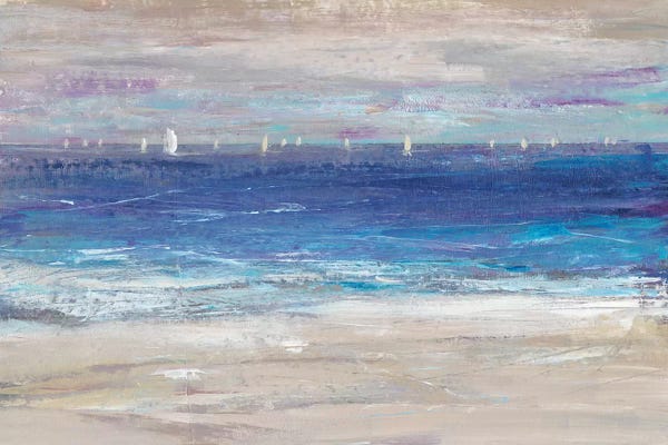 Large Coastal Art - Canvas Prints: Distant Regatta I by Tim O'Toole