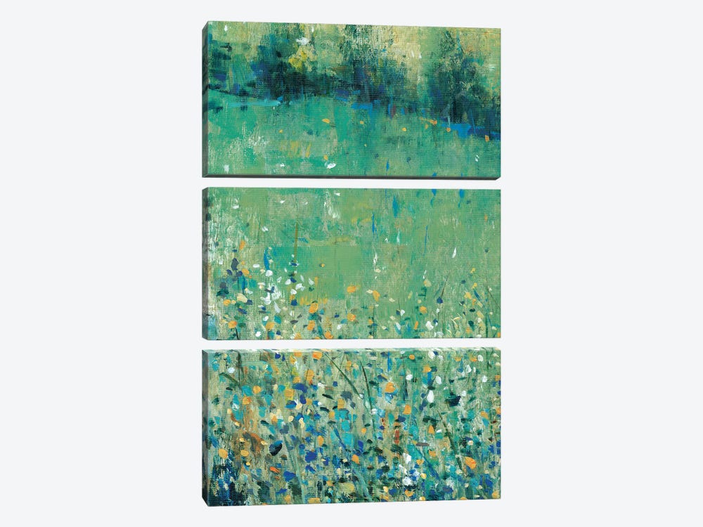 Lush Meadow I by Tim OToole 3-piece Canvas Print