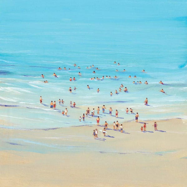 Large Coastal Art - Canvas Prints: Beach Day I by Tim O'Toole