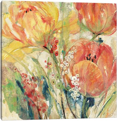 Spring Tulip Array I Canvas Art Print