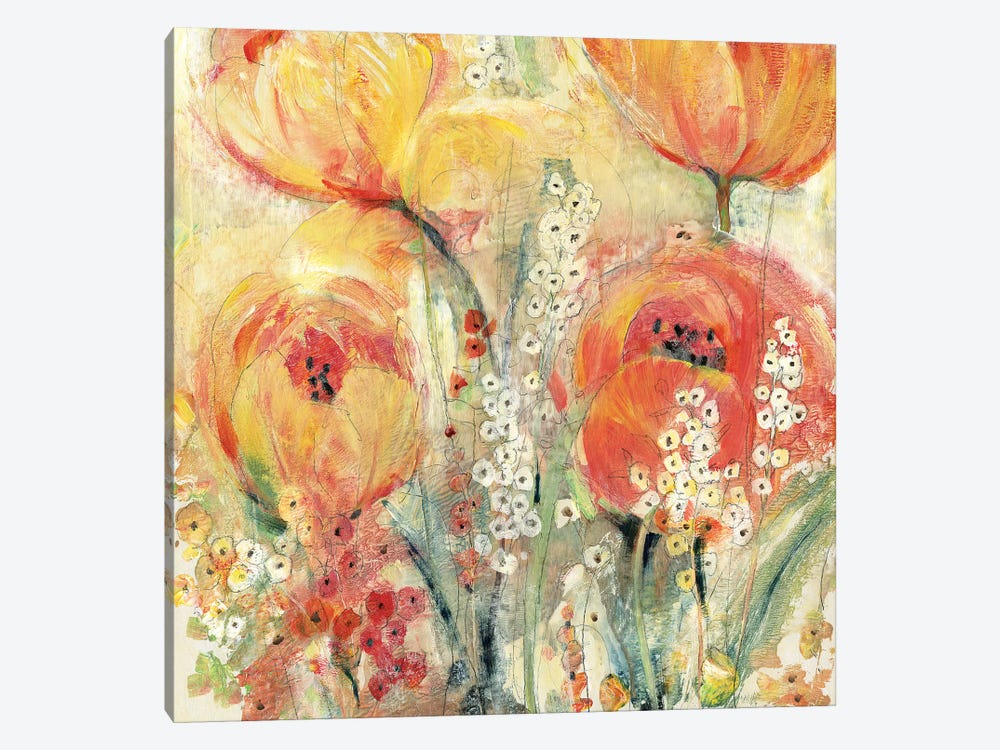 Spring Tulip Array II by Tim OToole 1-piece Canvas Art