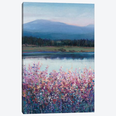 Lakeside Mountain I Canvas Print #TOT524} by Tim OToole Art Print