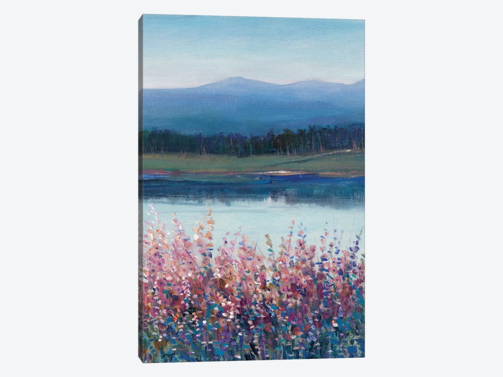 Lakeside Mountain II by Tim OToole 1-piece Canvas Artwork
