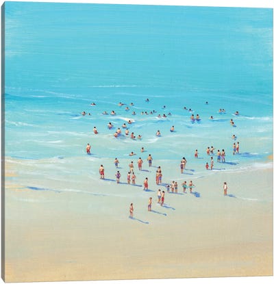 Beach Day II Canvas Art Print - Aerial Beaches 