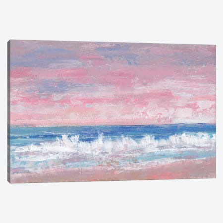 Coastal Pink Horizon II Canvas Print #TOT618} by Tim OToole Canvas Art