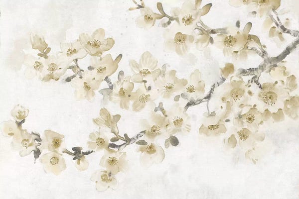 World Art Group: Neutral Cherry Blossom Composition I by Tim O'Toole