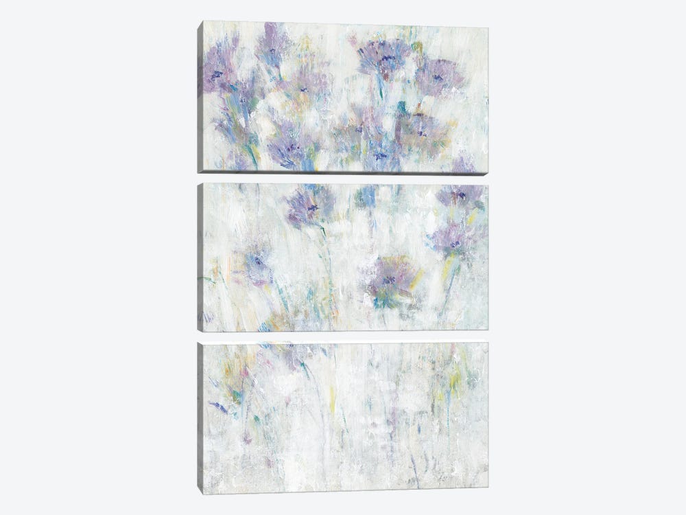 Lavender Floral Fresco I by Tim OToole 3-piece Canvas Art Print