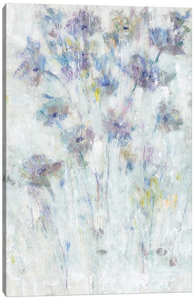 Lavender Floral Fresco II Canvas Art Print - Lavender Art
