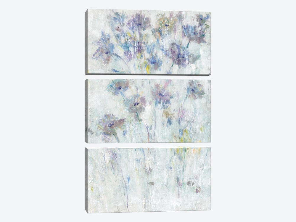 Lavender Floral Fresco II by Tim OToole 3-piece Canvas Wall Art