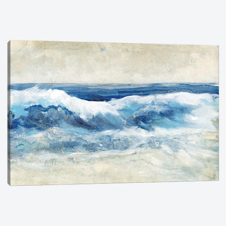 Breaking Shore Waves I Canvas Print #TOT691} by Tim OToole Canvas Wall Art