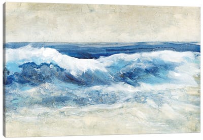 Breaking Shore Waves I Canvas Art Print - Wave Art