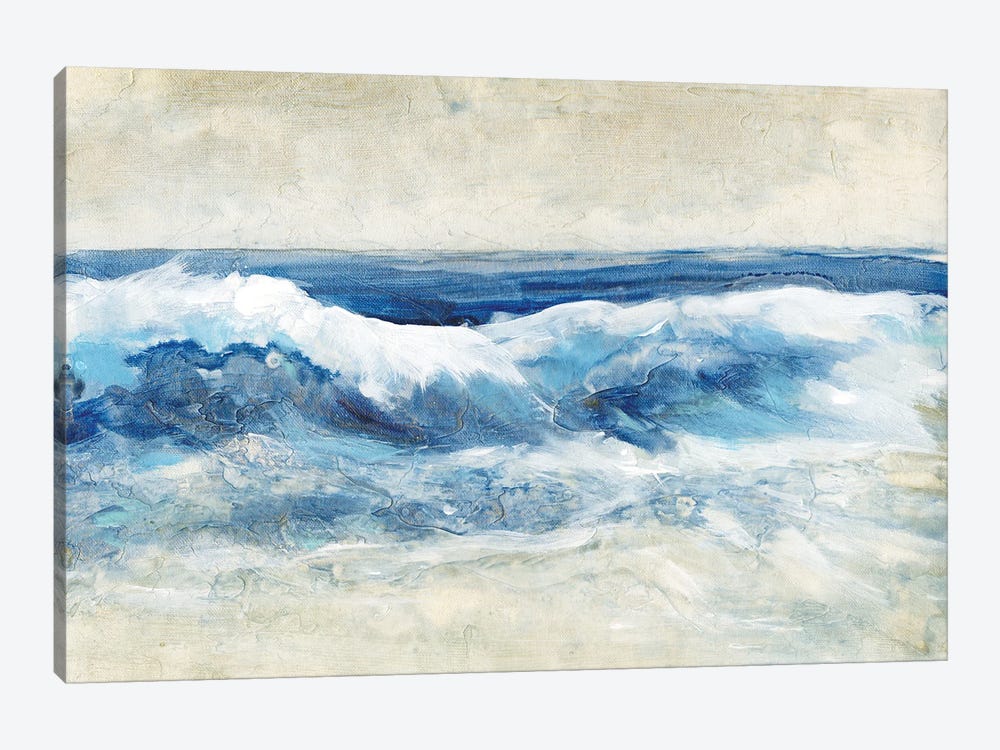 Breaking Shore Waves I by Tim OToole 1-piece Canvas Art Print